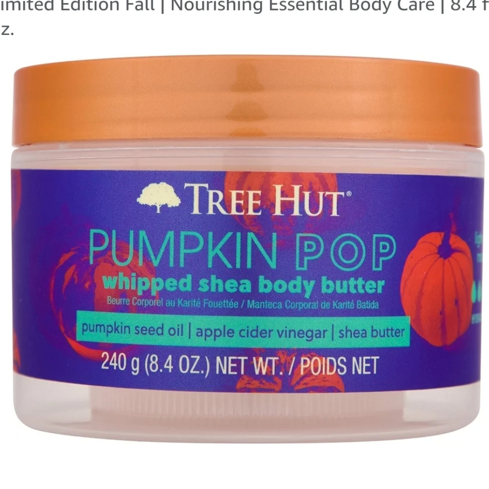 Pumpkin Pop Whipped Shea Body Butter, 8.4Oz, with Natural Shea Butter for Nouris